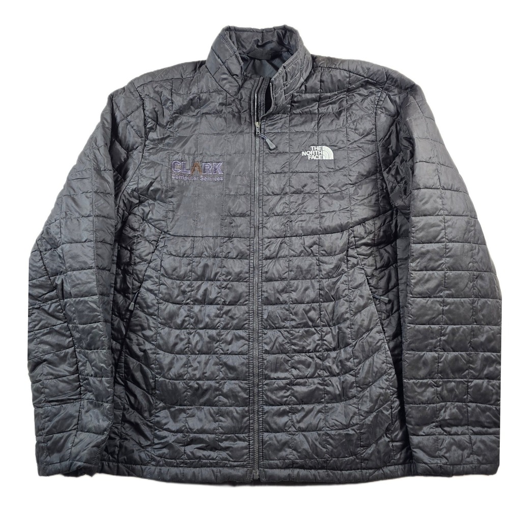 The North Face ThermoBall Eco Jacket Mens Large Black Lightweight Puffer